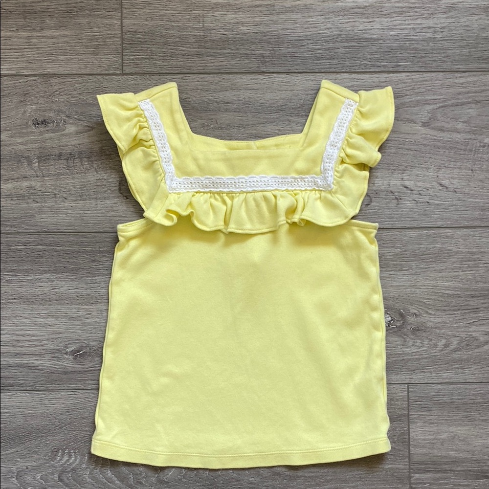 Janie and Jack Sunny Yellow Top Size 6